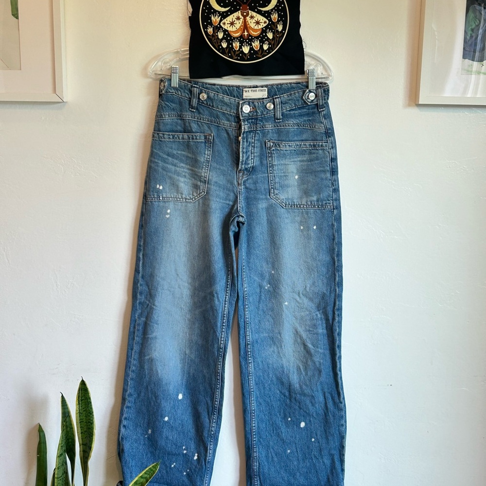 Free People We the Free Palmer Cuffed Jeans